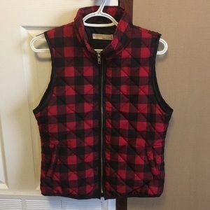 Super cute Buffalo Plaid Boutique Vest.